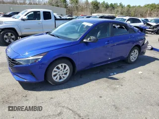 2023 Hyundai Elantra SEL with VIN KMHLS4AG8PU615582, listed as a Copart auction lot 52500365 with 12,118 mi miles and Salvage title. Bid and sale history available at DreamBid. Image 1.