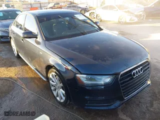 2014 Audi A4 Premium with VIN WAUBFAFL9EN037232, listed as a IAAI auction lot 41164879 with 78,152 mi miles. Bid and sale history available at carsss.com. Image 1.
