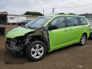 2014 Toyota Sienna L z VIN 5TDZK3DC0ES436357, wystawiony jako Copart lot #61572965 z przebiegiem 262 417 mil mil oraz Szkoda całkowita • Salvage title. Historia ofert i sprzedaży dostępna na DreamBid. Obrazek 1.