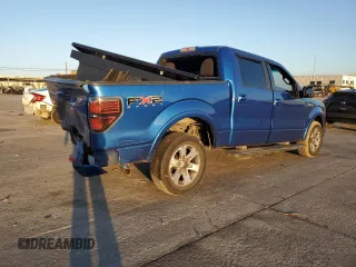 2010 Ford F-150 XL with VIN 1FTEW1C84AKE58965, listed as a Copart auction lot 43591995 with 155,740 mi miles and Salvage Title. Bid and sale history available at carsss.com. Image 3.