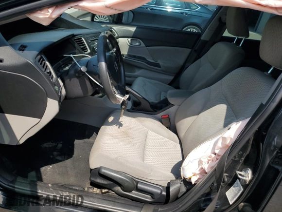 2014 Honda Civic LX z VIN 19XFB2F55EE266762, wystawiony jako Copart lot #56137175 z przebiegiem 147 026 mil mil oraz Szkoda całkowita • Salvage title. Historia ofert i sprzedaży dostępna na DreamBid. Obrazek 7.