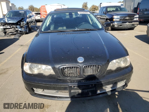 2001 BMW 3 Series 330Ci with VIN WBABN534X1JU33100, listed as a Copart auction lot 42536905 with 158,792 mi miles and Clean Title. Bid and sale history available at carsss.com. Image 5.