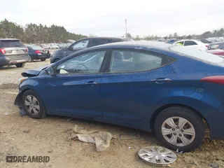 2016 Hyundai Elantra SE with VIN KMHDH4AE5GU489280, listed as a IAAI auction lot 41008040 with 102,749 mi miles. Bid and sale history available at carsss.com. Image 15.