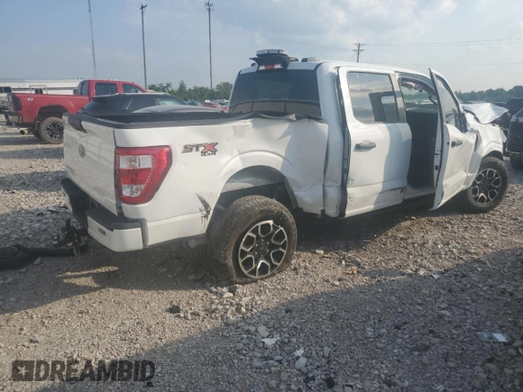 2023 Ford F-150 XL with VIN 1FTFW1E54PFB48680, listed as a Copart auction lot 59205375 with Not provided miles and Salvage title. Bid and sale history available at DreamBid. Image 3.