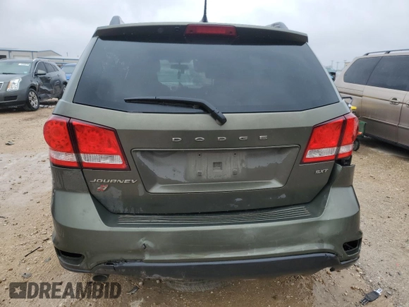 2018 Dodge Journey SXT with VIN 3C4PDDBGXJT197252, listed as a Copart auction lot 46361865 with Not provided miles and Salvage title. Bid and sale history available at DreamBid. Image 6.