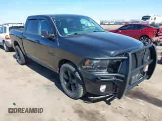2018 Ram 1500 Big Horn with VIN 1C6RR7LT5JS163638, listed as a IAAI auction lot 41844678 with 53,756 mi miles and . Bid and sale history available at DreamBid. Image 1.
