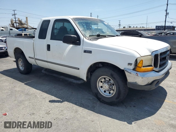 1999 Ford F-250 XL with VIN 1FTNX20L8XEB01923, listed as a Copart auction lot 65404495 with 383,297 mi miles and Salvage title. Bid and sale history available at DreamBid. Image 4.