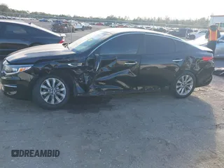 2018 Kia Optima LX with VIN 5XXGT4L38JG256924, listed as a IAAI auction lot 41267413 with 129,820 mi miles and . Bid and sale history available at DreamBid. Image 6.