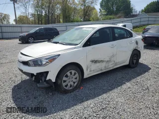 2022 Kia Rio S with VIN 3KPA24AD5NE444822, listed as a Copart auction lot 51360555 with 20,874 mi miles and Clean Title. Bid and sale history available at carsss.com. Image 1.