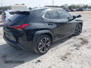 2020 Lexus UX with VIN JTHP9JBH7L2033386, listed as a IAAI auction lot 41463356 with 53,507 mi miles. Bid and sale history available at carsss.com. Image 4.