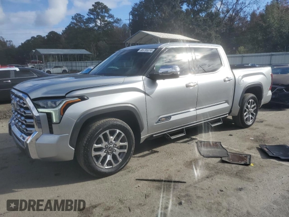 2022 Toyota Tundra 1794 Edition with VIN 5TFMA5AB0NX005774, listed as a Copart auction lot 85735374 with 75,415 mi miles and Salvage title. Bid and sale history available at DreamBid. Image 1.