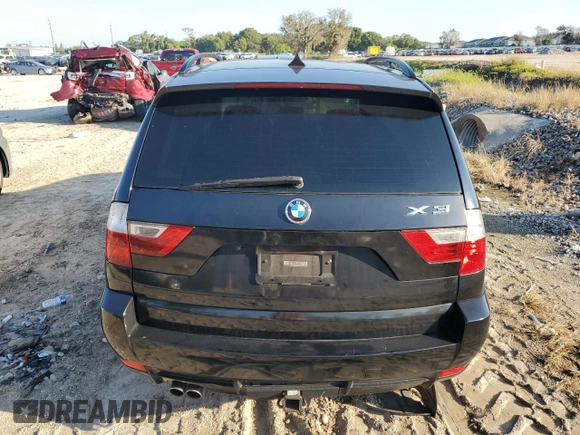 2010 BMW X3 xDrive30i with VIN WBXPC9C47AWJ34031, listed as a Copart auction lot 72241164 with 192,435 mi miles and Salvage Title. Bid and sale history available at carsss.com. Image 6.