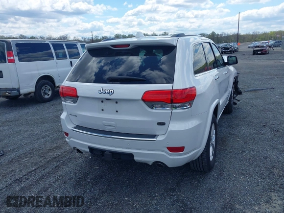 2017 Jeep Grand Cherokee Overland with VIN 1C4RJFCG6HC617770, listed as a IAAI auction lot 42041810 with 119,125 mi miles and . Bid and sale history available at DreamBid. Image 16.