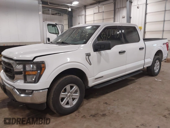 2023 Ford F-150 XL with VIN 1FTFW1ED6PFC14587, listed as a IAAI auction lot 41827273 with 87,267 mi miles. Bid and sale history available at carsss.com. Image 19.