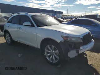 2007 Infiniti FX with VIN JNRAS08W77X210426, listed as a Copart auction lot 74520624 with 142,684 mi miles and Salvage Title. Bid and sale history available at DreamBid. Image 4.