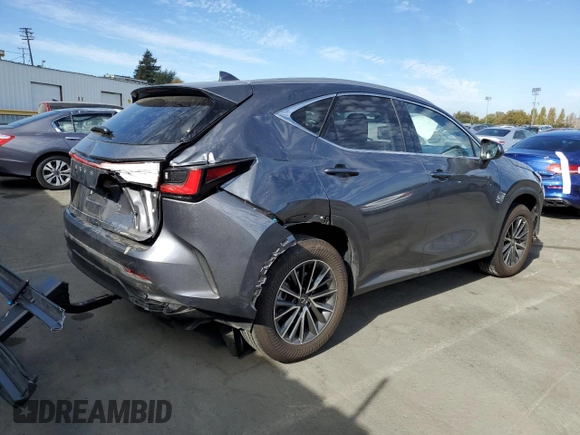2024 Lexus NX 350h with VIN JTJAKCEZ4R2025876, listed as a Copart auction lot 78087754 with 11,114 mi miles and Salvage title. Bid and sale history available at DreamBid. Image 3.
