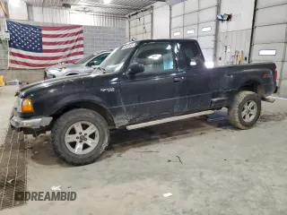 2004 Ford Ranger XL Fleet with VIN 1FTZR45E74PA84176, listed as a Copart auction lot 46949105 with 210,035 mi miles and Salvage Title. Bid and sale history available at DreamBid. Image 1.