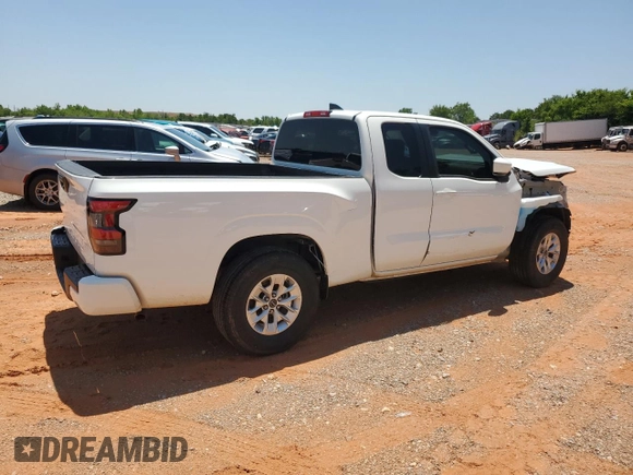 2024 Nissan Frontier S with VIN 1N6ED1CLXRN631616, listed as a Copart auction lot 57158585 with 19,495 mi miles and Salvage title. Bid and sale history available at DreamBid. Image 3.