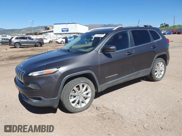 2016 Jeep Cherokee Limited z VIN 1C4PJMDB4GW213278, wystawiony jako Copart lot #61165065 z przebiegiem 150 580 mil mil oraz Szkoda całkowita • Salvage title. Historia ofert i sprzedaży dostępna na DreamBid. Obrazek 1.