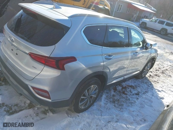 2019 Hyundai Santa Fe SEL with VIN 5NMS3CAD0KH089882, listed as a IAAI auction lot 41613964 with 38,371 mi miles. Bid and sale history available at carsss.com. Image 4.