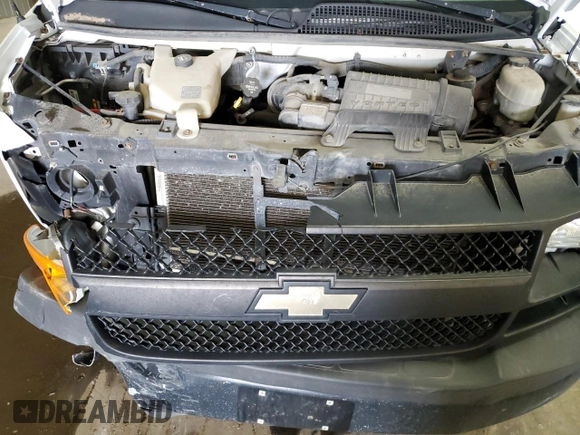 2016 Chevrolet Express Cargo with VIN 1GCWGAFF3G1290682, listed as a Copart auction lot 58050485 with 276,257 mi miles and Salvage title. Bid and sale history available at DreamBid. Image 11.