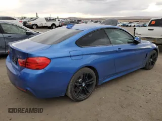 2014 BMW 4 Series 428i xDrive with VIN WBA3N5C59EF717159, listed as a Copart auction lot 44918735 with 86,101 mi miles and Salvage Title. Bid and sale history available at DreamBid. Image 3.
