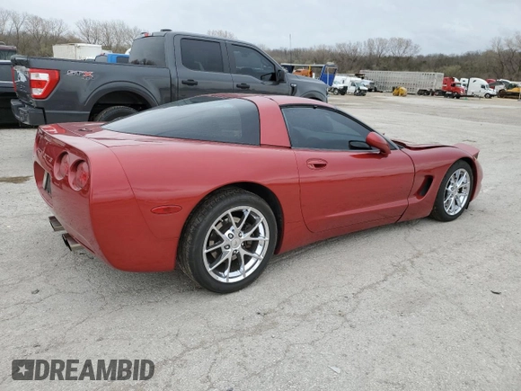 1998 Chevrolet Corvette with VIN 1G1YY22GXW5124587, listed as a Copart auction lot 48278364 with 104,384 mi miles and Salvage Title. Bid and sale history available at DreamBid. Image 3.