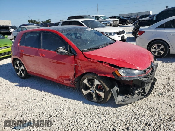 2017 Volkswagen Golf GTI Autobahn with VIN 3VW547AU8HM019793, listed as a Copart auction lot 70864714 with 87,697 mi miles and Salvage Title. Bid and sale history available at carsss.com. Image 4.