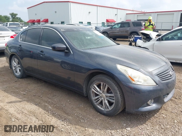 2012 Infiniti G37 Journey with VIN JN1CV6AP4CM627295, listed as a IAAI auction lot 42164198 with 185,971 mi miles. Bid and sale history available at carsss.com. Image 1.