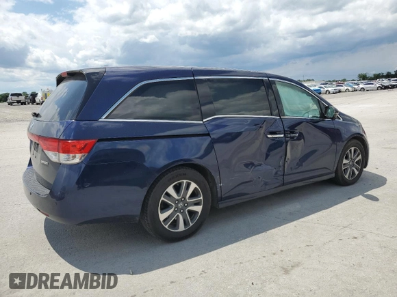 2014 Honda Odyssey Touring with VIN 5FNRL5H95EB044504, listed as a Copart auction lot 59228035 with 259,035 mi miles and Clean title. Bid and sale history available at DreamBid. Image 3.