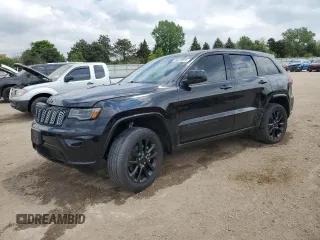 2021 Jeep Grand Cherokee Laredo X with VIN 1C4RJFAG1MC612523, listed as a Copart auction lot 56879075 with 51,536 mi miles and Salvage title. Bid and sale history available at DreamBid. Image 1.