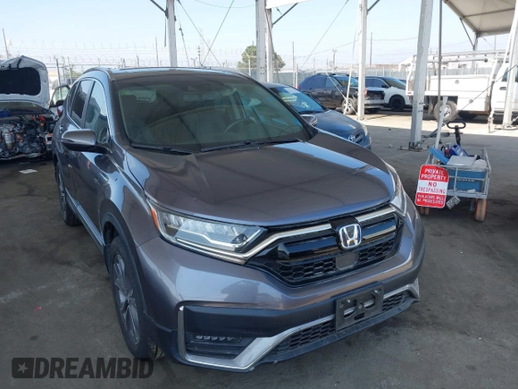 2020 Honda CR-V Touring z VIN 7FART6H91LE000684, wystawiony jako IAAI lot #42504731 z przebiegiem 49 100 mil mil oraz . Historia ofert i sprzedaży dostępna na DreamBid. Obrazek 1.