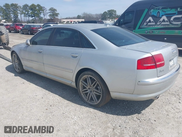 2008 Audi A8 L 4.2L with VIN WAUMV94E98N014228, listed as a IAAI auction lot 41291694 with 177,942 mi miles. Bid and sale history available at carsss.com. Image 3.