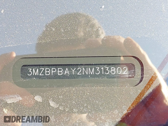 2022 Mazda 3 2.5 Turbo с VIN 3MZBPBAY2NM313802, выставлен на аукционе IAAI как лот 41686202 с пробегом 17 023 миль миль и . История ставок и продаж доступна на DreamBid. Изображение 9.