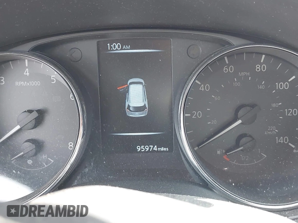 2017 Nissan Rogue SV z VIN 5N1AT2MV2HC820020, wystawiony jako IAAI lot #42071563 z przebiegiem 95 974 mil mil oraz . Historia ofert i sprzedaży dostępna na DreamBid. Obrazek 7.