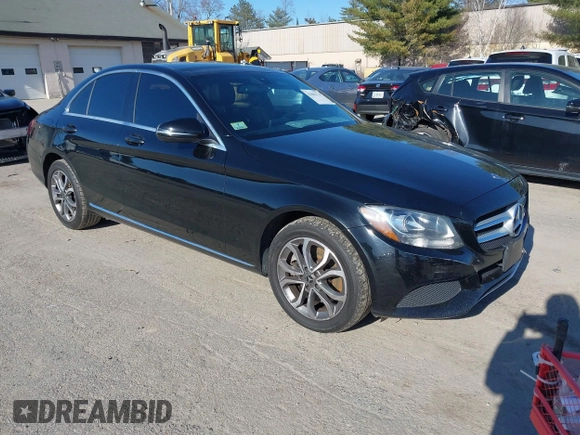 2018 Mercedes-Benz C 300 with VIN WDDWF4KB3JR349672, listed as a IAAI auction lot 42001121 with 76,496 mi miles and . Bid and sale history available at DreamBid. Image 1.
