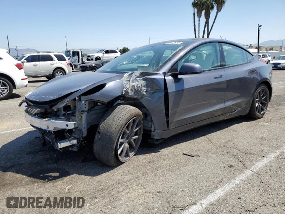 2023 Tesla Model 3 z VIN 5YJ3E1EA4PF619007, wystawiony jako Copart lot #57712685 z przebiegiem 30 855 mil mil oraz Szkoda całkowita • Salvage title. Historia ofert i sprzedaży dostępna na DreamBid. Obrazek 1.