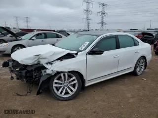 2016 Volkswagen Passat 1.8T SEL with VIN 1VWCT7A33GC056607, listed as a Copart auction lot 41484155 with 0 mi miles and Salvage Title. Bid and sale history available at carsss.com. Image 1.
