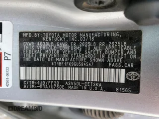 2016 Toyota Camry XLE with VIN 4T1BF1FK9GU584547, listed as a Copart auction lot 55485035 with 224,363 mi miles and Clean Title. Bid and sale history available at DreamBid. Image 12.
