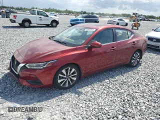 2020 Nissan Sentra SV with VIN 3N1AB8CV9LY306499, listed as a Copart auction lot 54952555 with 22,881 mi miles and Salvage Title. Bid and sale history available at DreamBid. Image 1.