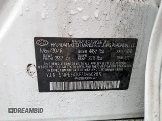 2018 Hyundai Sonata SEL with VIN 5NPE34AF7JH609811, listed as a Copart auction lot 54253855 with 129,435 mi miles and Clean Title. Bid and sale history available at DreamBid. Image 13.