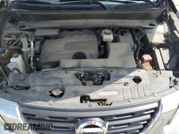 2018 Nissan Pathfinder Platinum with VIN 5N1DR2MM5JC665603, listed as a Copart auction lot 58505055 with 157,836 mi miles and Salvage title. Bid and sale history available at DreamBid. Image 12.
