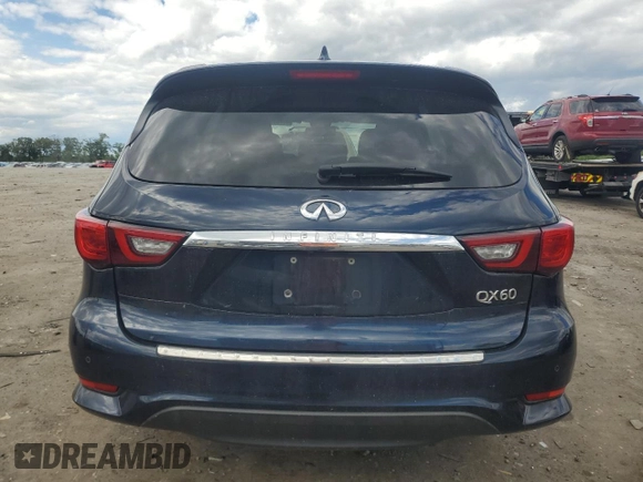 2019 Infiniti QX60 Luxe z VIN 5N1DL0MMXKC503487, wystawiony jako Copart lot #57797785 z przebiegiem 94 109 mil mil oraz Szkoda całkowita • Salvage title. Historia ofert i sprzedaży dostępna na DreamBid. Obrazek 6.