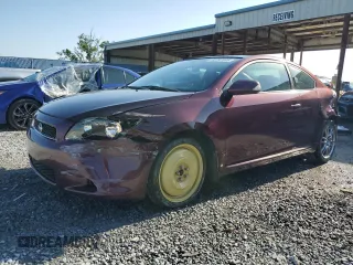 2006 Scion tC with VIN JTKDE167860120420, listed as a Copart auction lot 52291695 with 124,087 mi miles and Salvage Title. Bid and sale history available at carsss.com. Image 1.