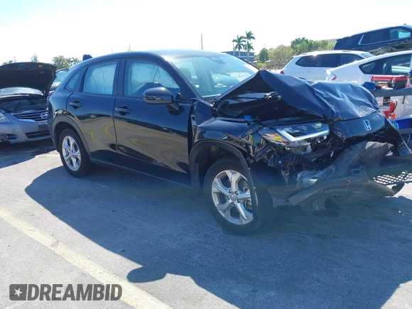 2023 Honda HR-V LX with VIN 3CZRZ1H30PM742854, listed as a IAAI auction lot 41672853 with 30,048 mi miles and . Bid and sale history available at DreamBid. Image 1.