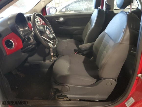 2015 FIAT 500 Pop with VIN 3C3CFFAR3FT695893, listed as a Copart auction lot 73211674 with 97,344 mi miles and Clean Title. Bid and sale history available at carsss.com. Image 7.