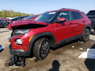 2021 Chevrolet TrailBlazer LT with VIN KL79MPSL8MB004140, listed as a Copart auction lot 72065474 with 31,048 mi miles and Salvage Title. Bid and sale history available at carsss.com. Image 1.