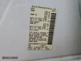 2017 Nissan Murano Platinum with VIN 5N1AZ2MH4HN175755, listed as a Copart auction lot 85065224 with 113,135 mi miles and Salvage Title. Bid and sale history available at carsss.com. Image 16.