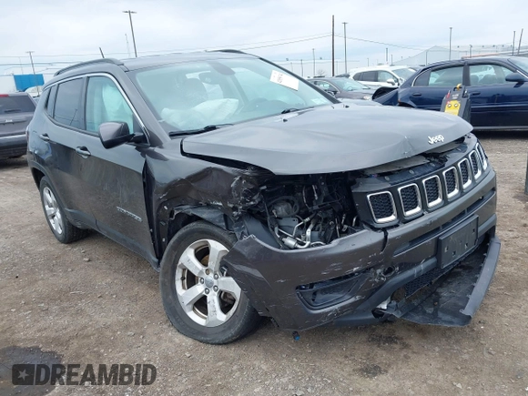 2018 Jeep Compass Latitude with VIN 3C4NJDBB8JT307154, listed as a IAAI auction lot 42056744 with 94,454 mi miles and . Bid and sale history available at DreamBid. Image 1.