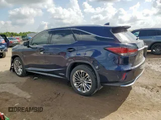 2022 Lexus RX 450hL Luxury with VIN JTJJGKFA8N2026687, listed as a Copart auction lot 66439125 with 39,177 mi miles and Salvage title. Bid and sale history available at DreamBid. Image 2.